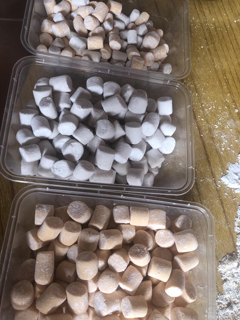 自制三色芋圆1⃣️（附上窍门详细比例）