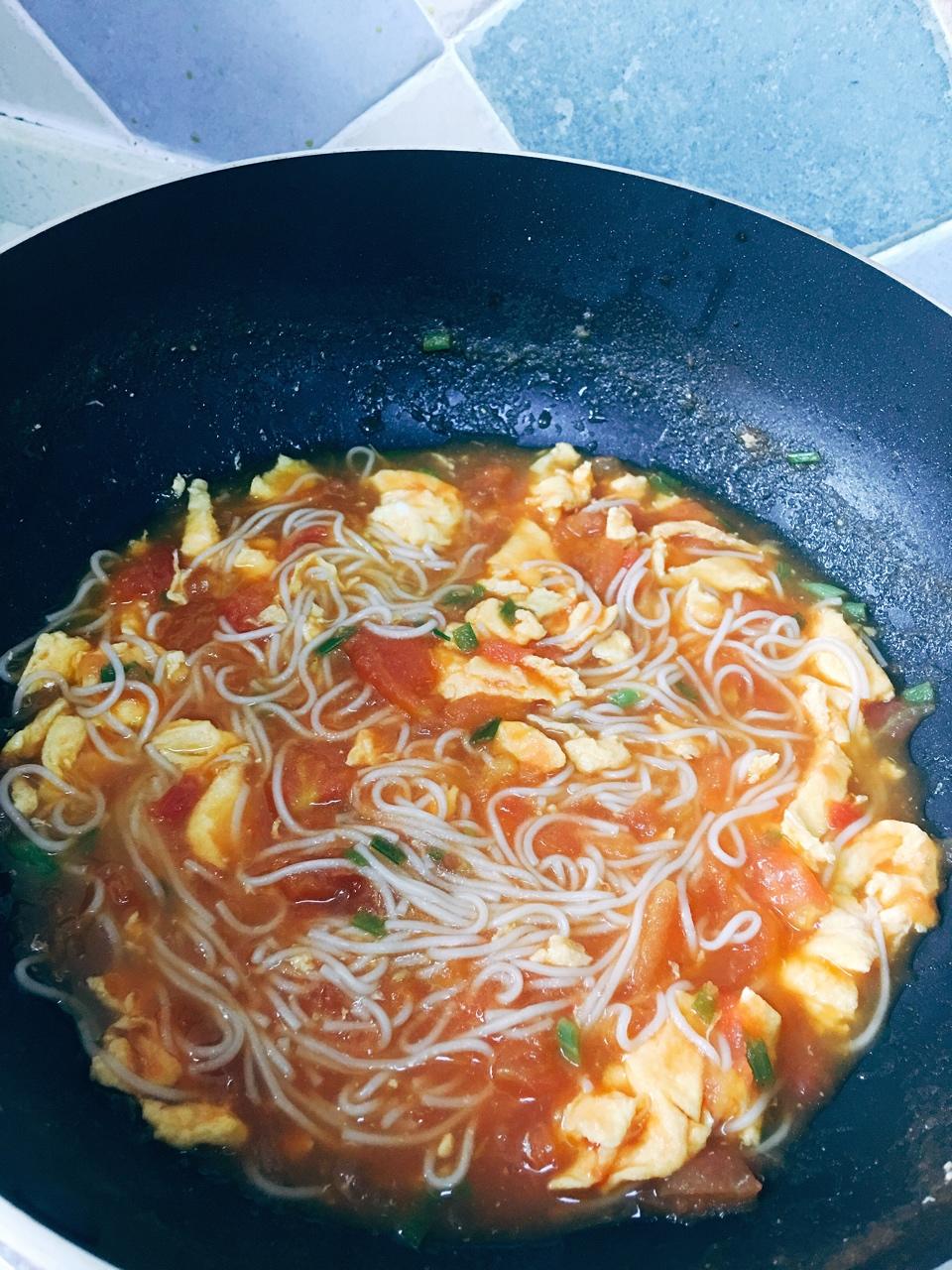 西红柿鸡蛋打卤面