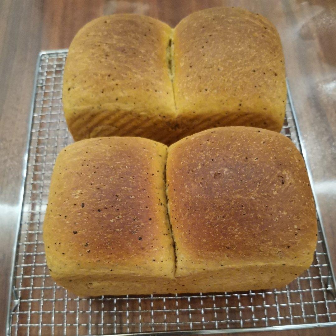 拿铁咖啡风味全麦吐司🍞疯狂消耗淡奶油‼️