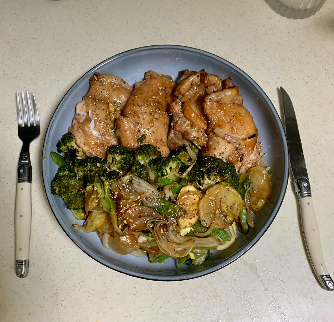 好吃又低脂的烤鸡腿肉