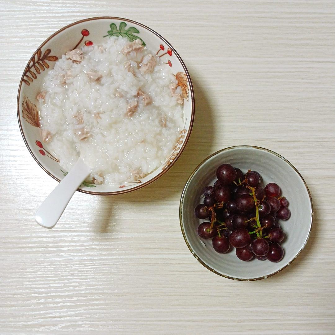 嫩滑青菜瘦肉粥