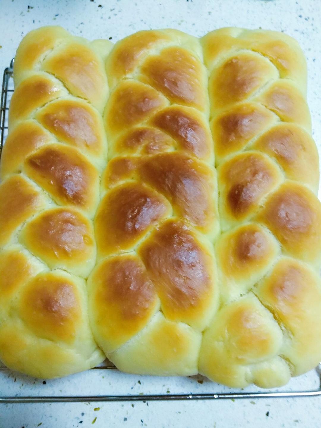 酸奶辫子面包（一次发酵）