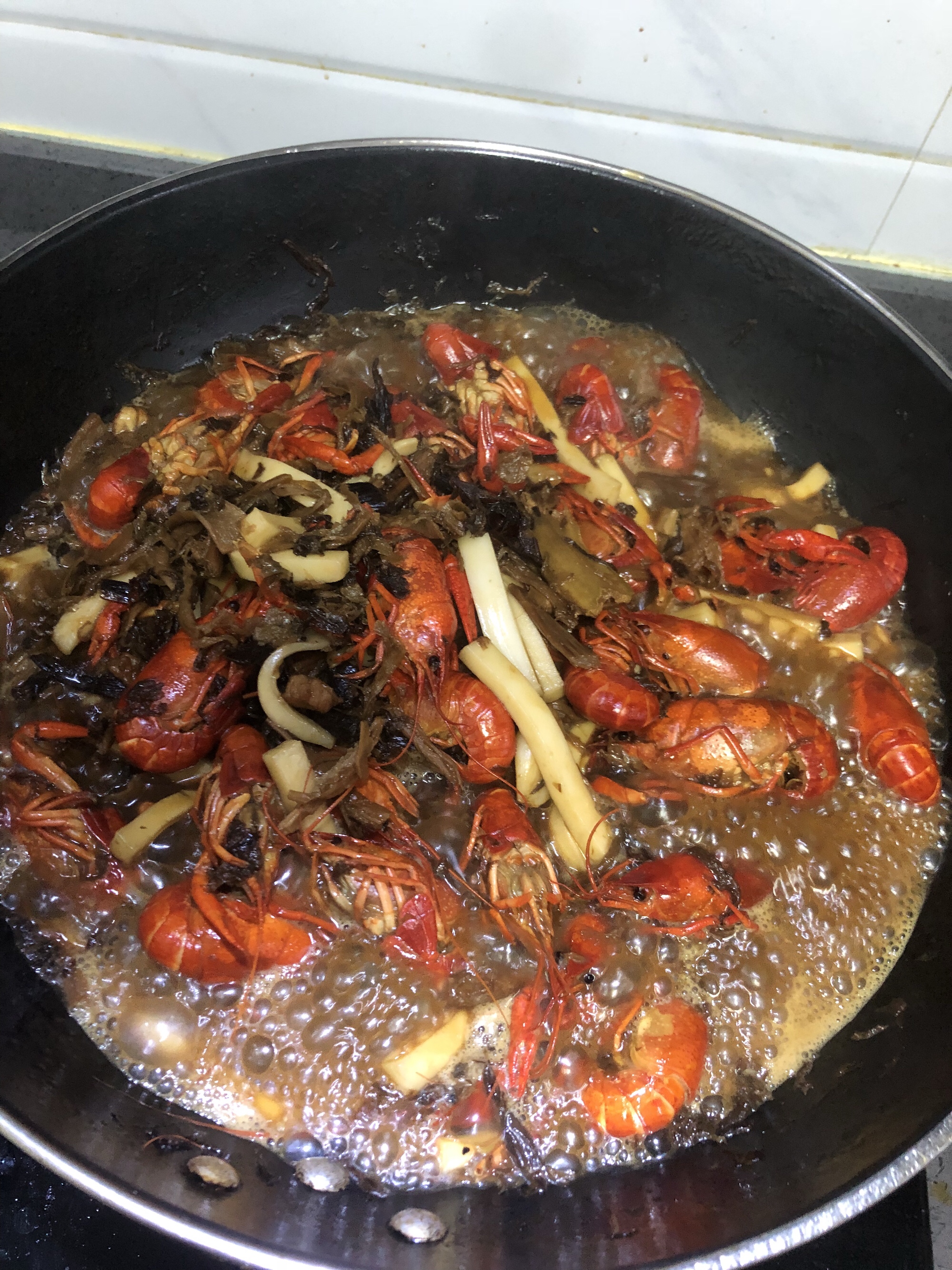 梅干菜龙虾的做法 步骤12