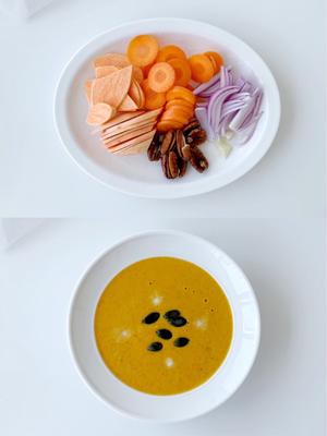 好喝低脂蔬菜浓汤-料理机快手版的做法 步骤5