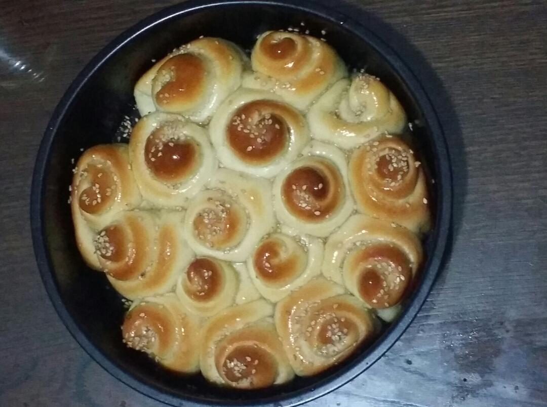 奶油蜂蜜小面包