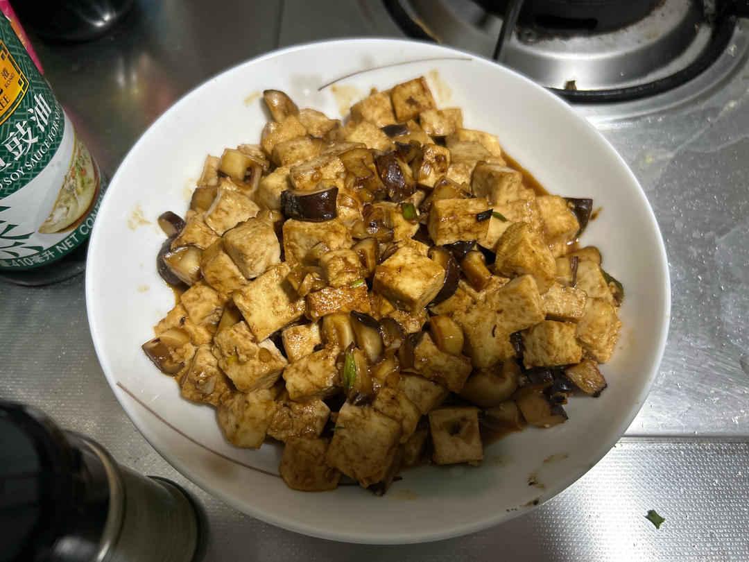超简单还减脂 香菇烧豆腐