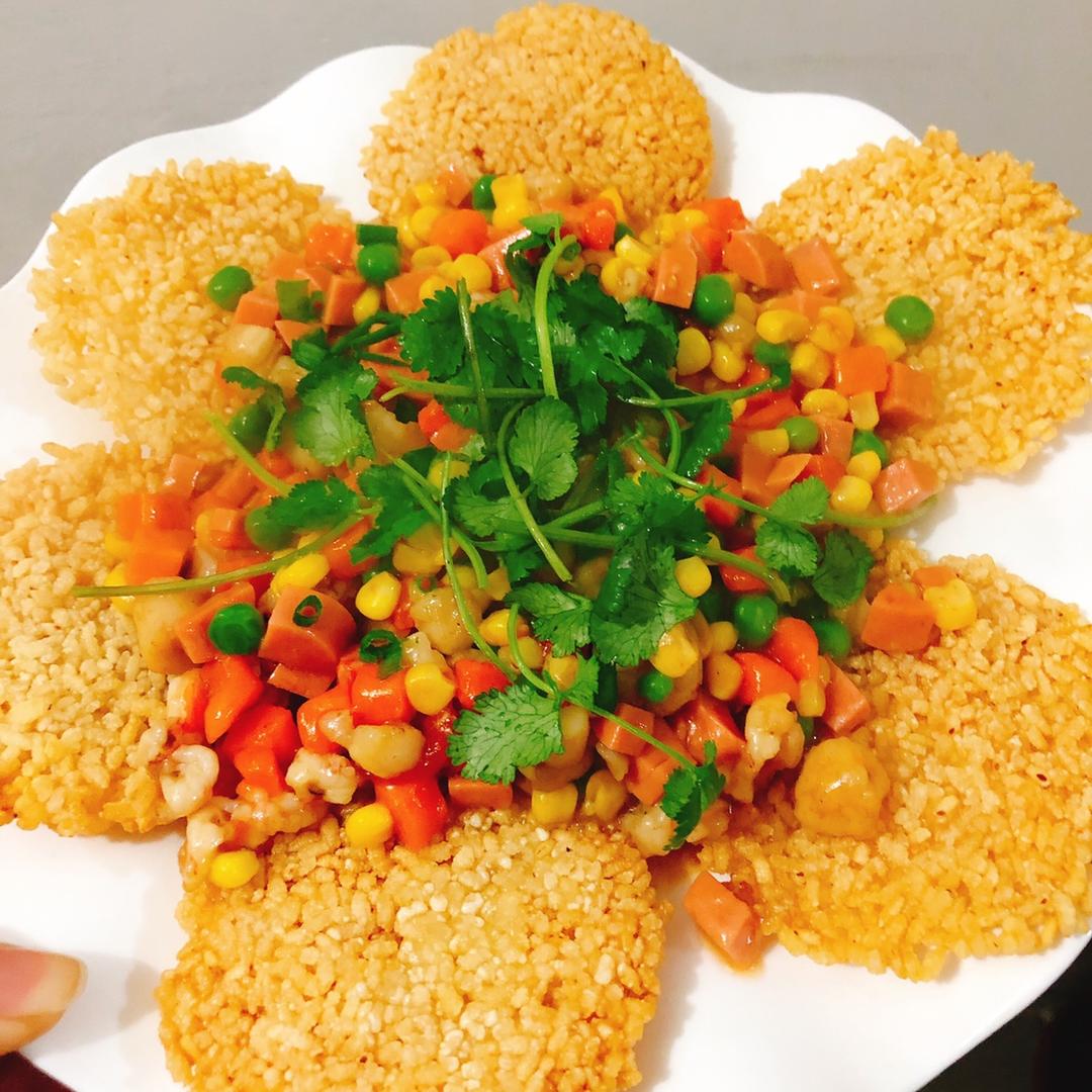 海鲜锅巴-2019年夜饭【曼食慢语】