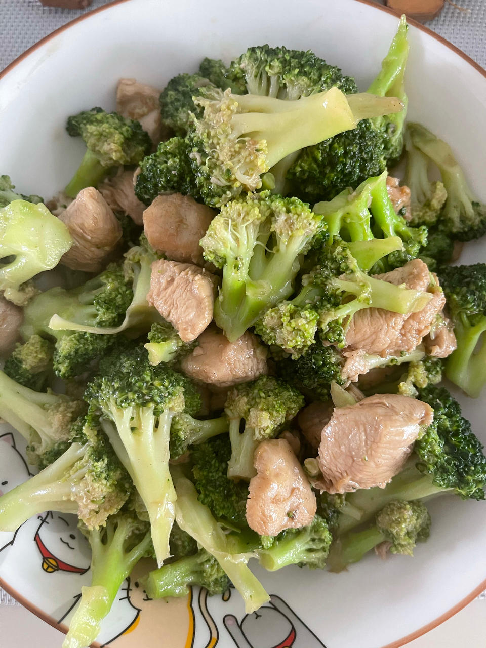 西蓝花炒鸡胸肉