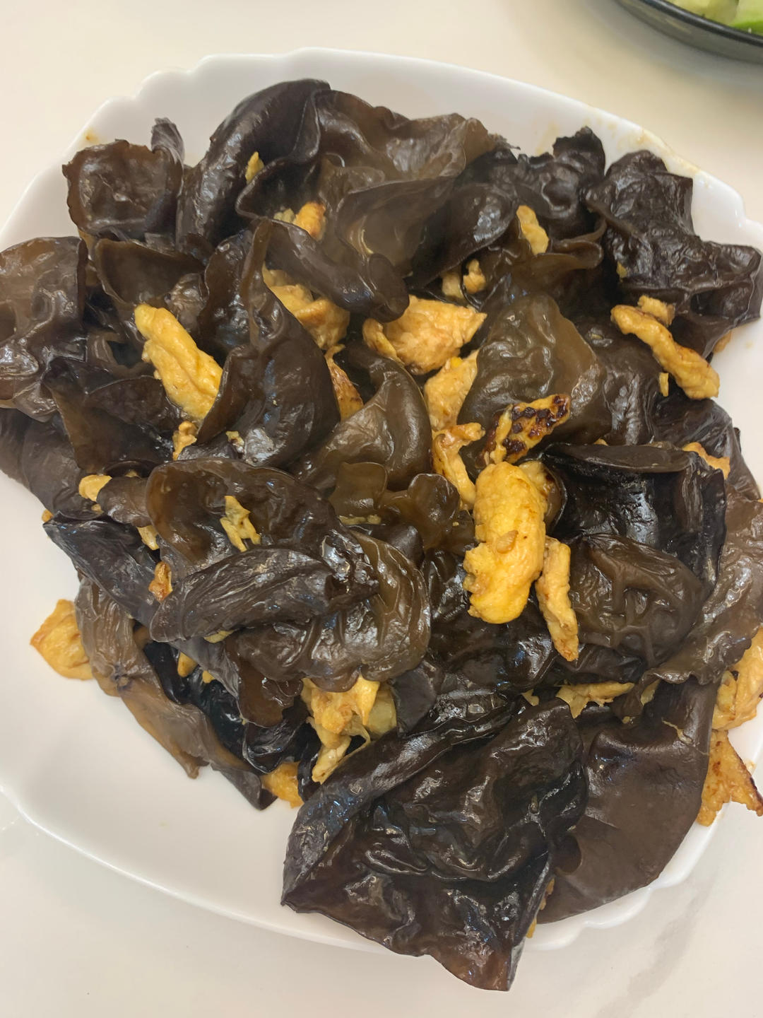 木耳炒鸡蛋