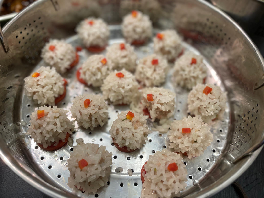 蒸糯米丸子