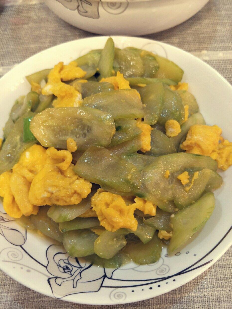 黄瓜炒鸡蛋