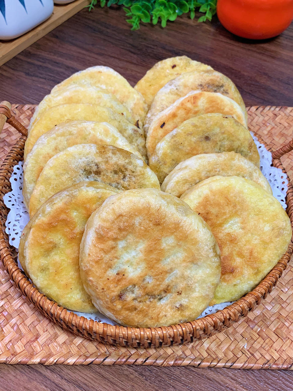 不用去早餐店的发面馅饼