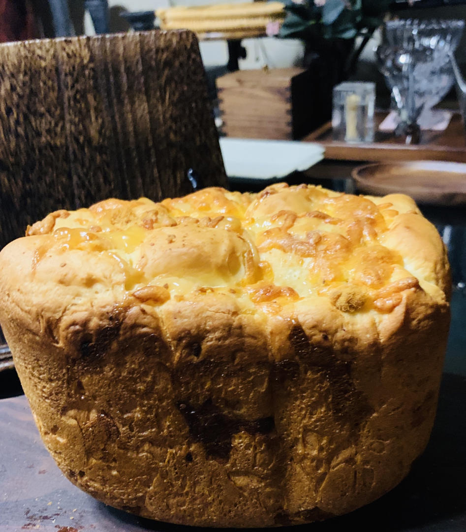 面包机做木糖醇手撕肉松面包