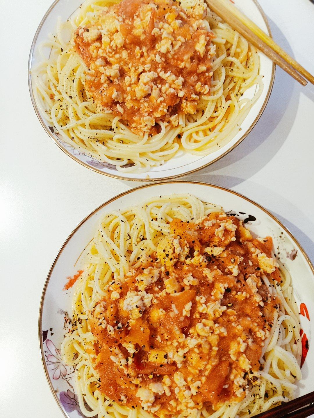 番茄肉酱意大利面-家常版