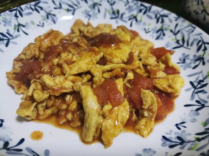㊙️一人食|饭店风味番茄炒蛋做法揭秘