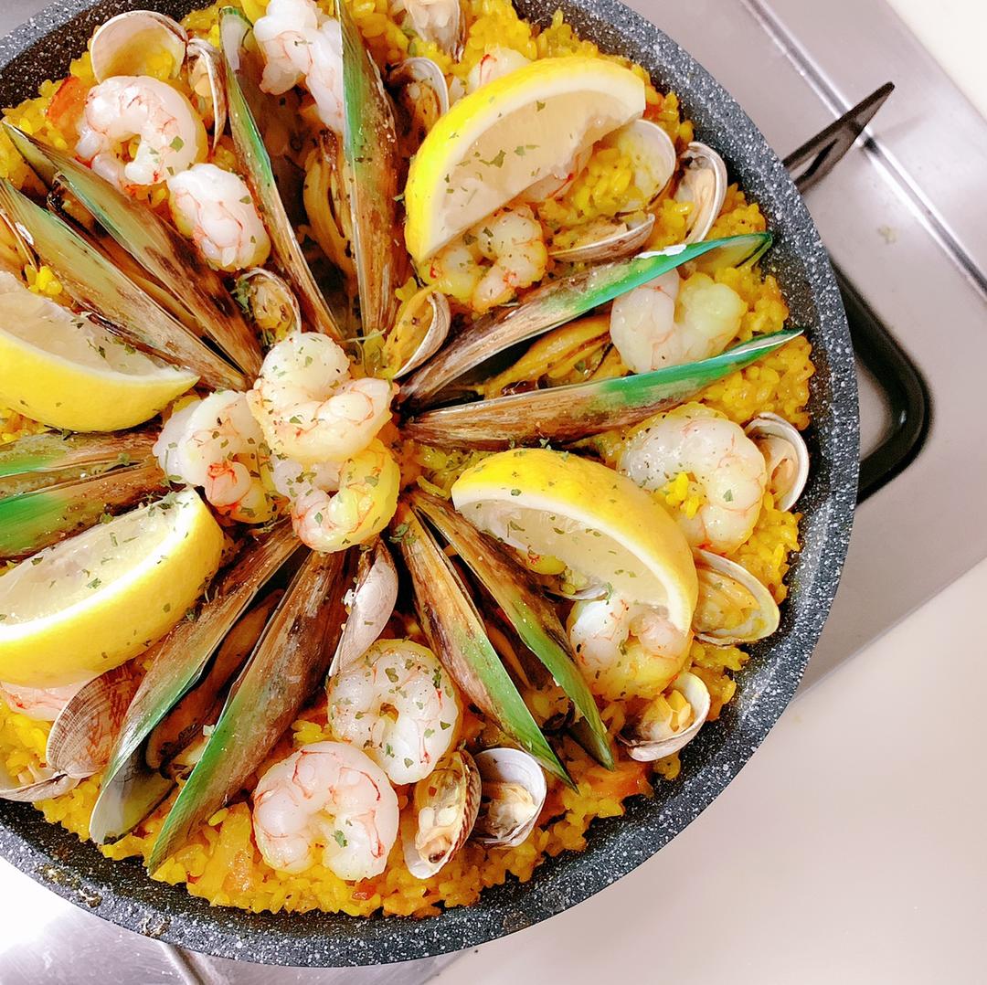 【曼食慢语】Seafood Paella 西班牙海鲜饭