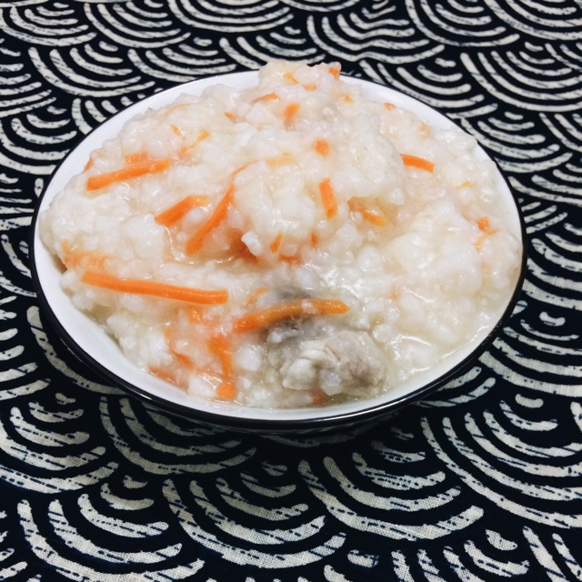 排骨马蹄胡萝卜粥