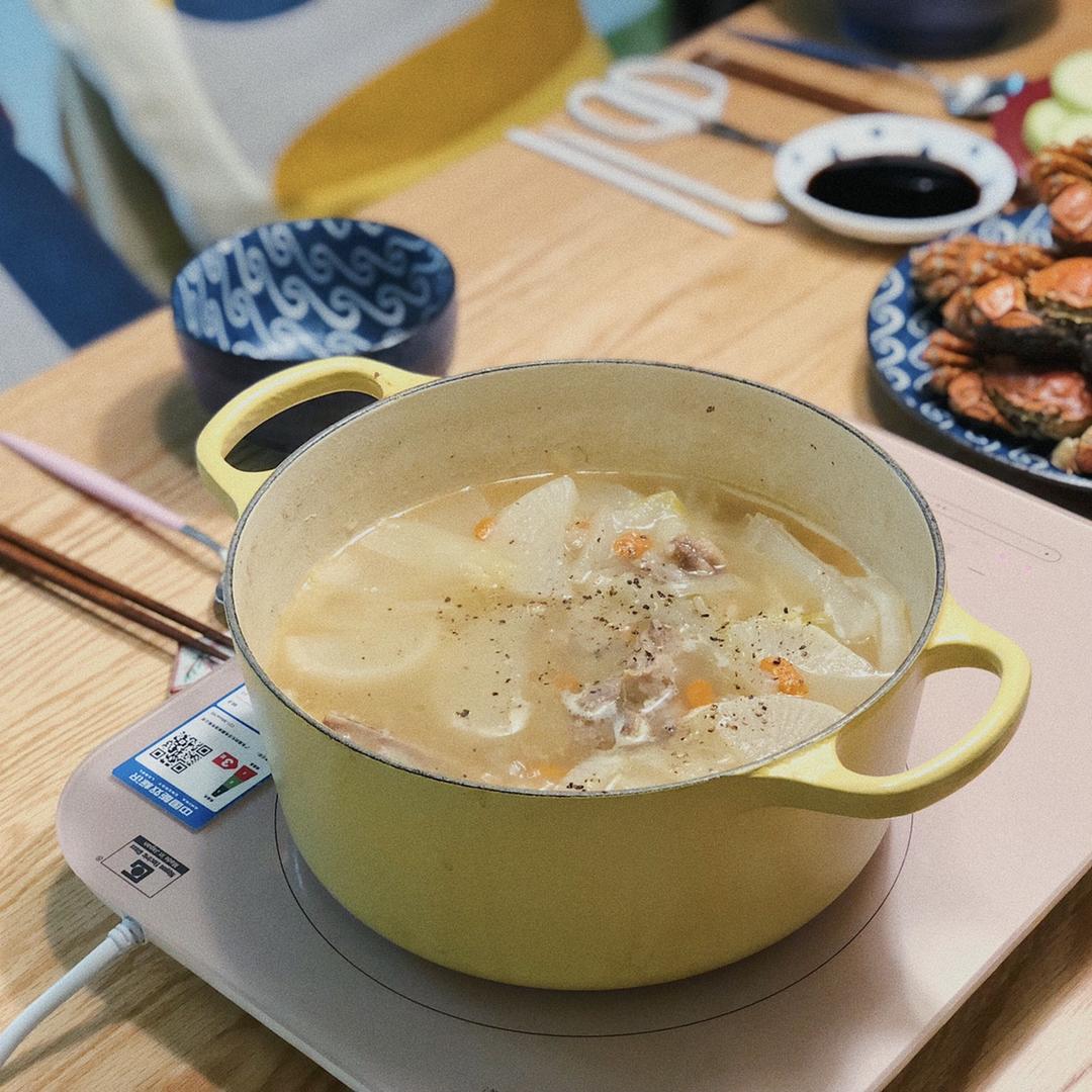 羊肉炖白萝卜