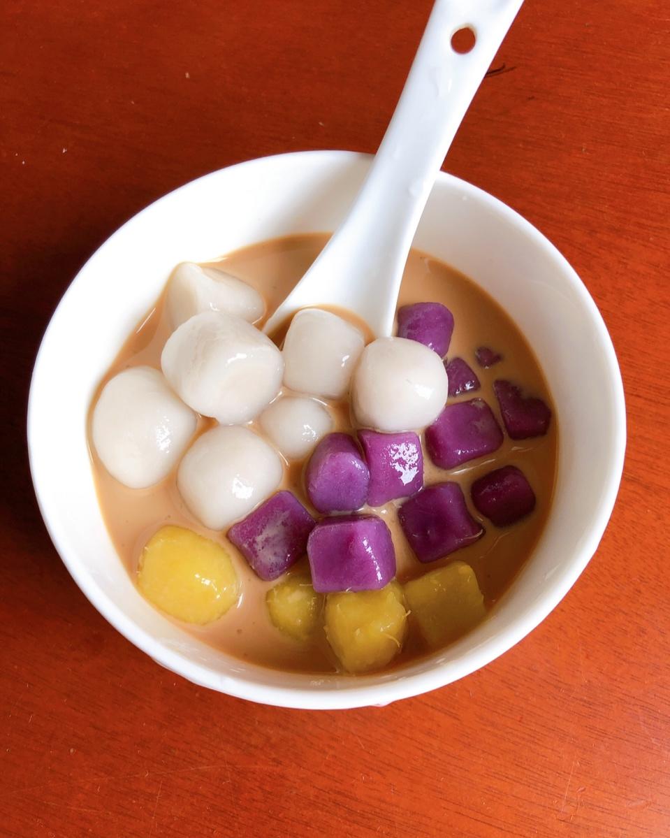 满足你的偷学欲望，“鲜芋仙”的三色芋圆在家也能轻松搞定！——三色芋圆
