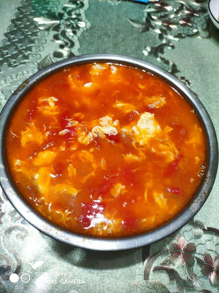 好喝到爆的西红柿鸡蛋汤