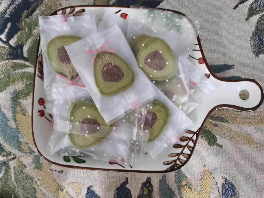 🥑免打发，免模具，清新小可爱—牛油果造型曲奇饼干