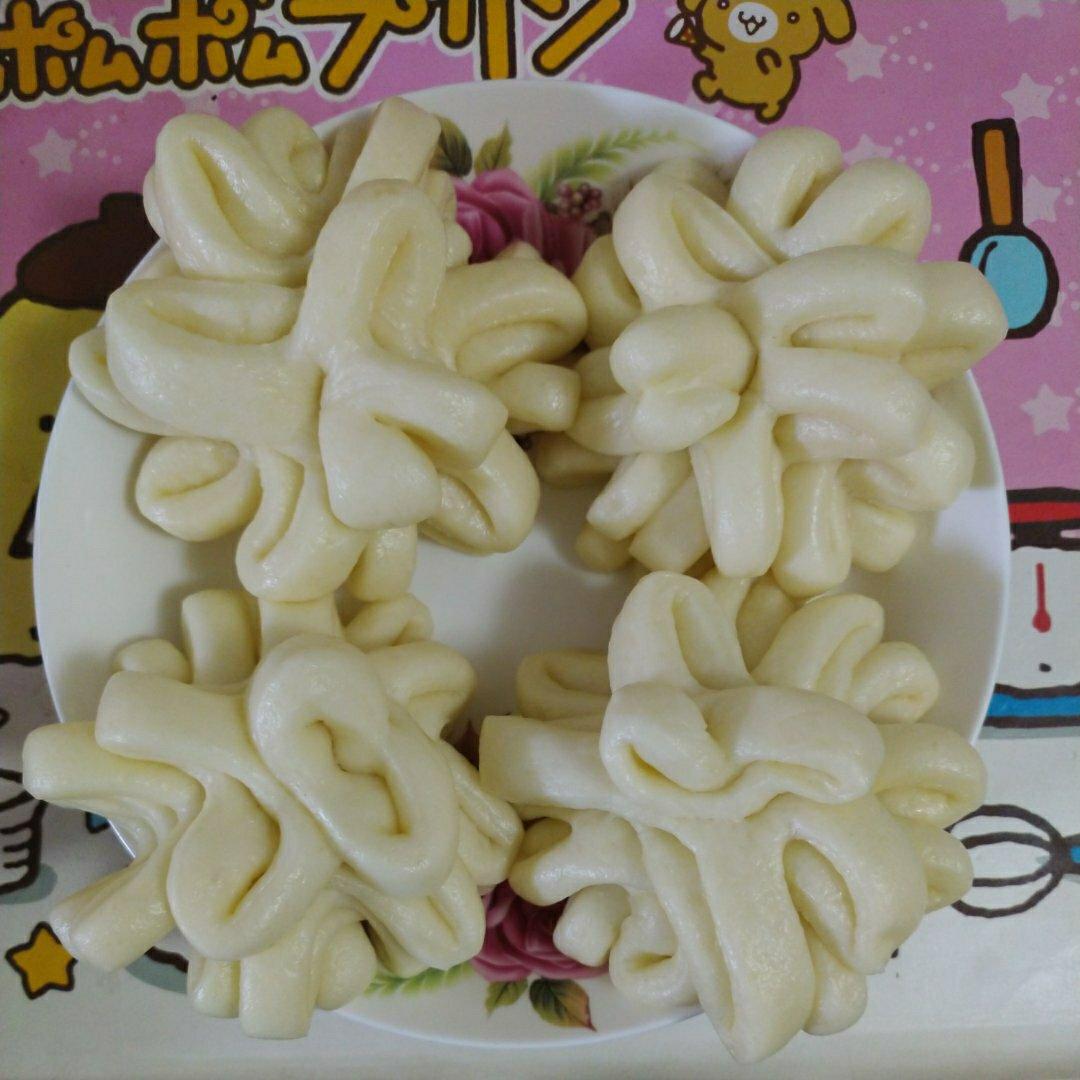 美丽的花卷 造型馒头 一次醒发超级快速 快手面食 附细节视频详解