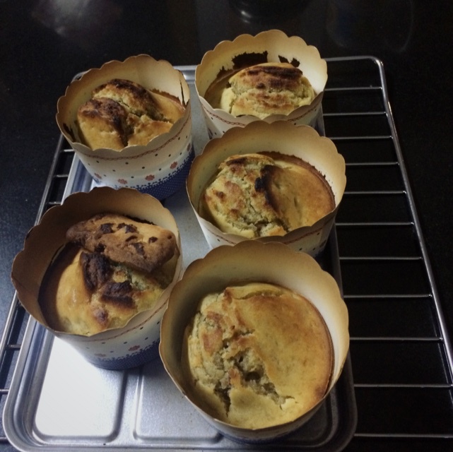 快手香蕉纸杯蛋糕