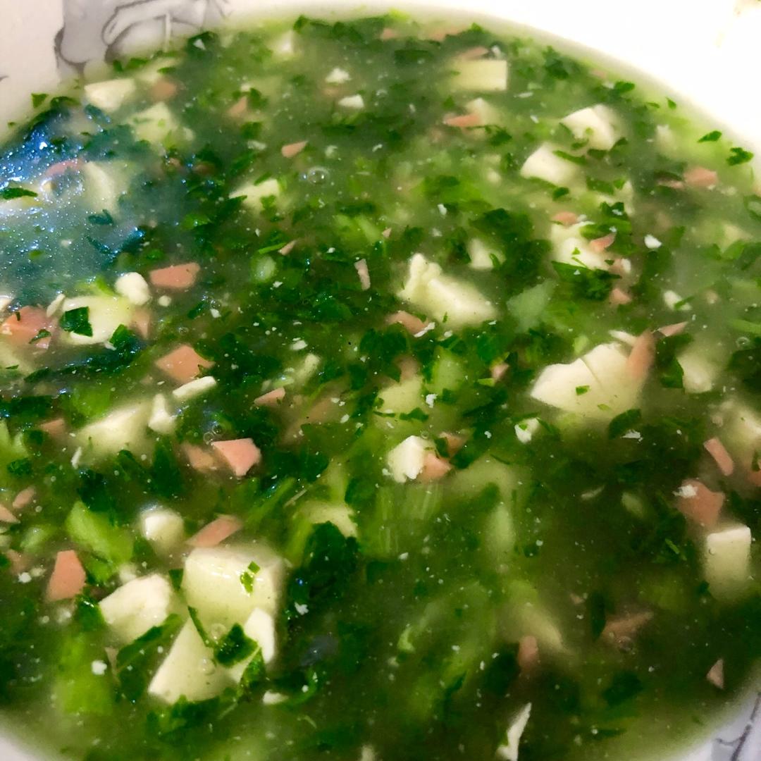 青菜豆腐羹