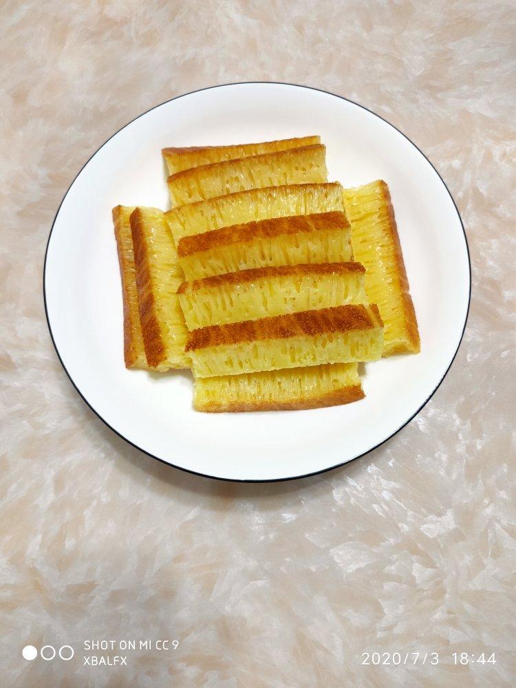 椰香黄金糕——满满的蜂窝&漂亮的鱼翅——甜而不腻，好吃的味道（烤箱版、蒸锅版）