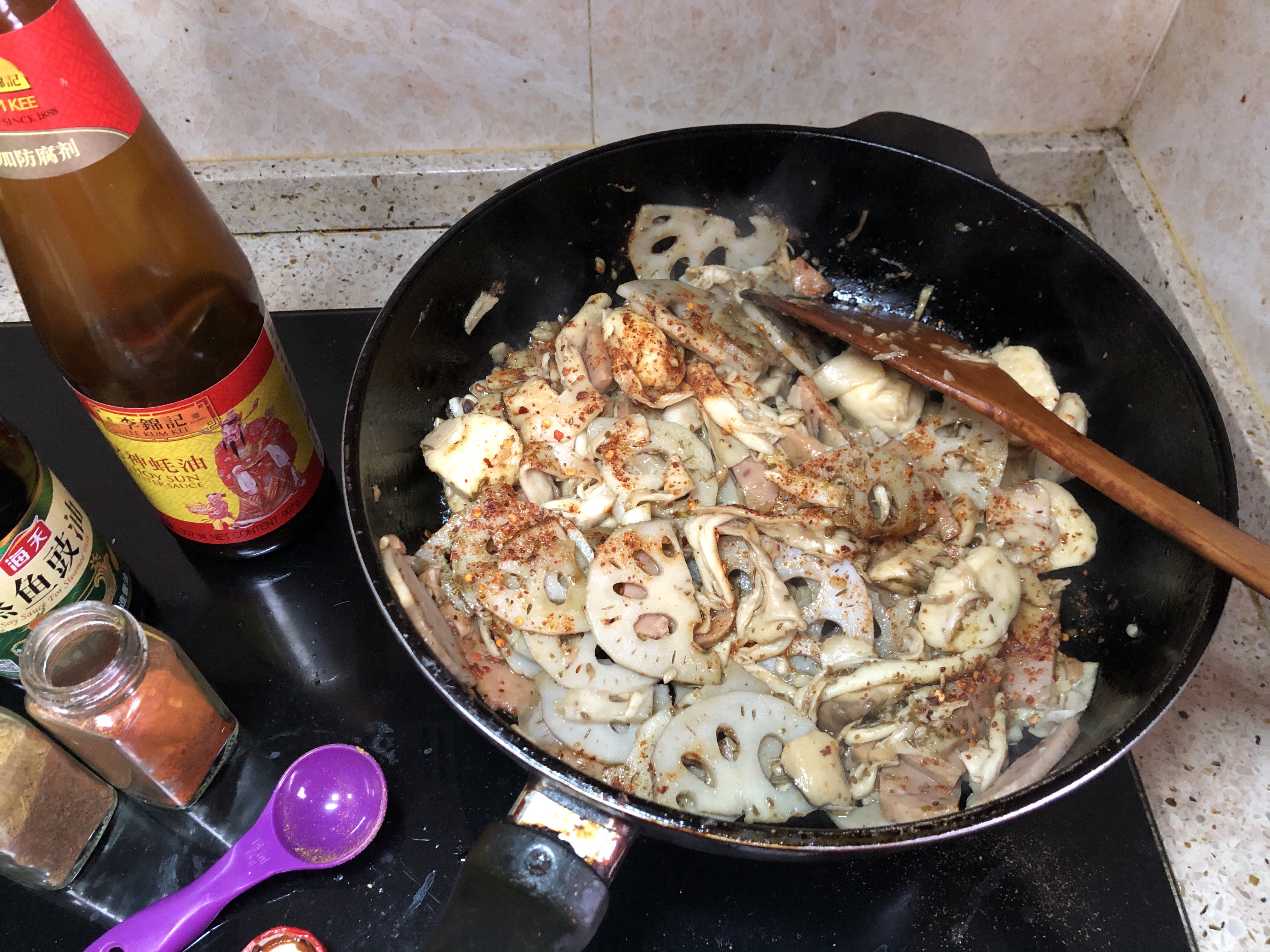 烧烤蘑菇杏鲍菇的做法 步骤8