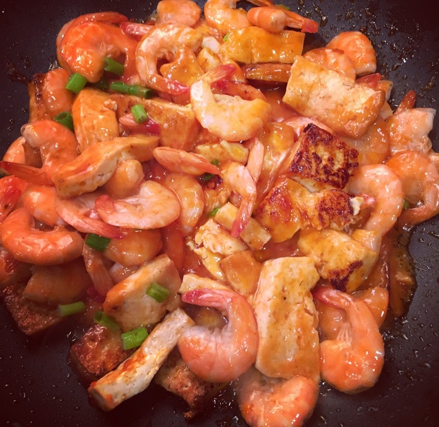 鲜虾番茄豆腐