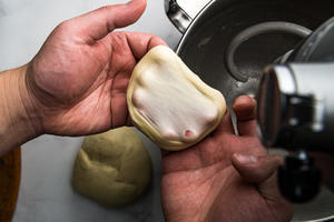 「食·日本九州」脆皮日式盐可颂，塩バターロール-プレッツェル風的做法 步骤8