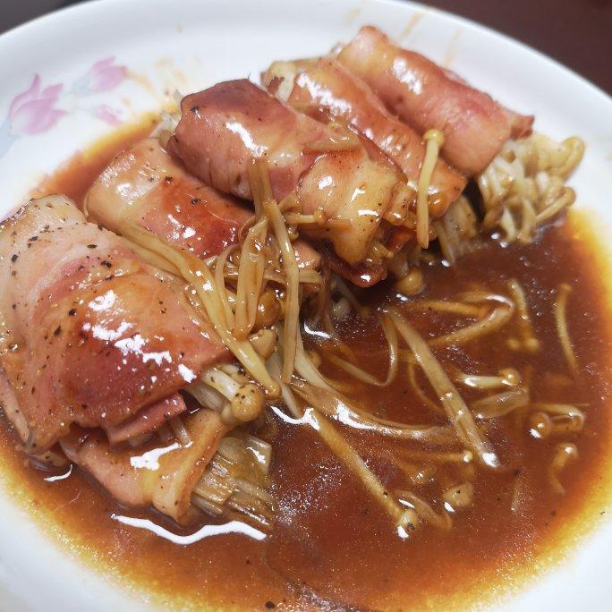 金针菇培根卷