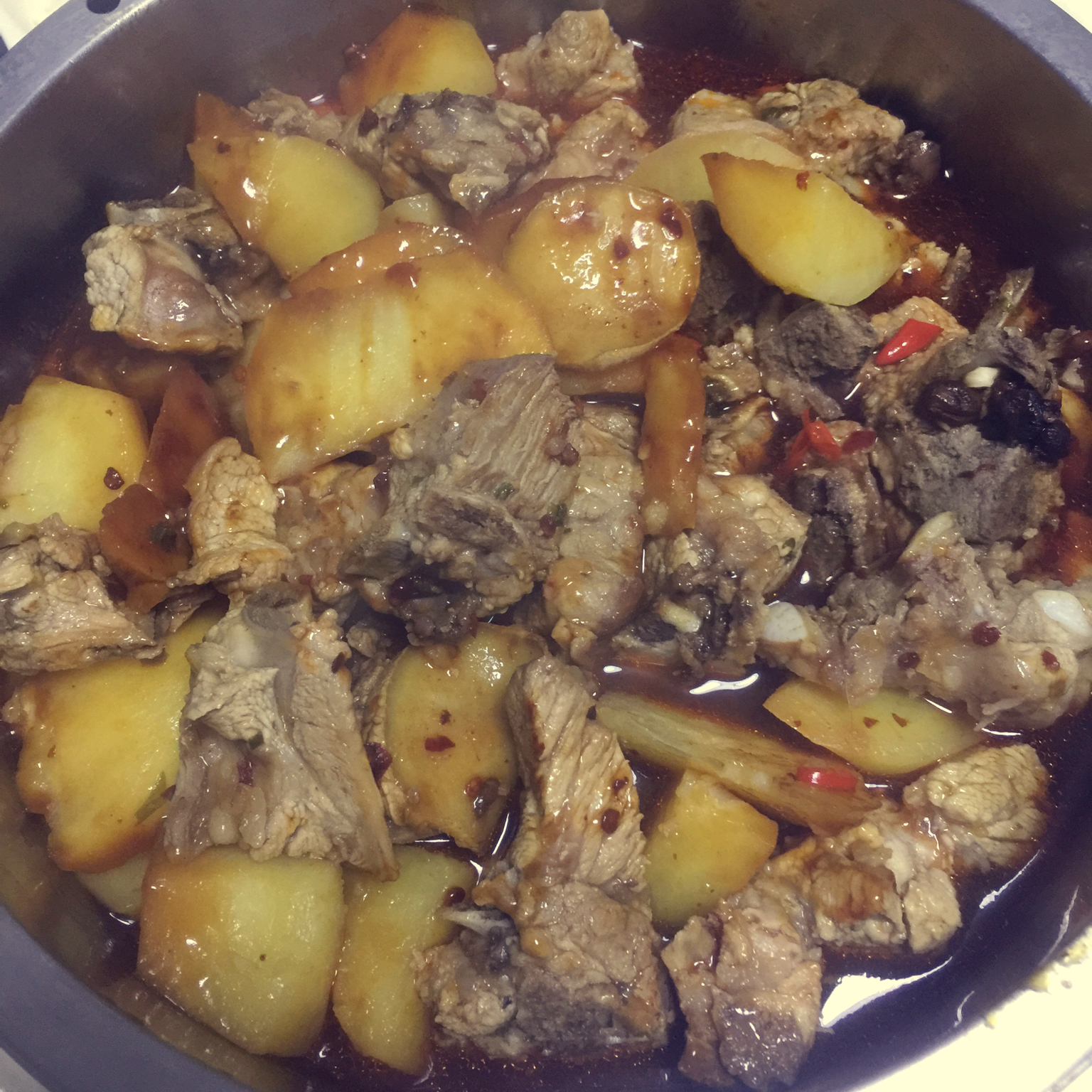 豉椒蒸土豆排骨