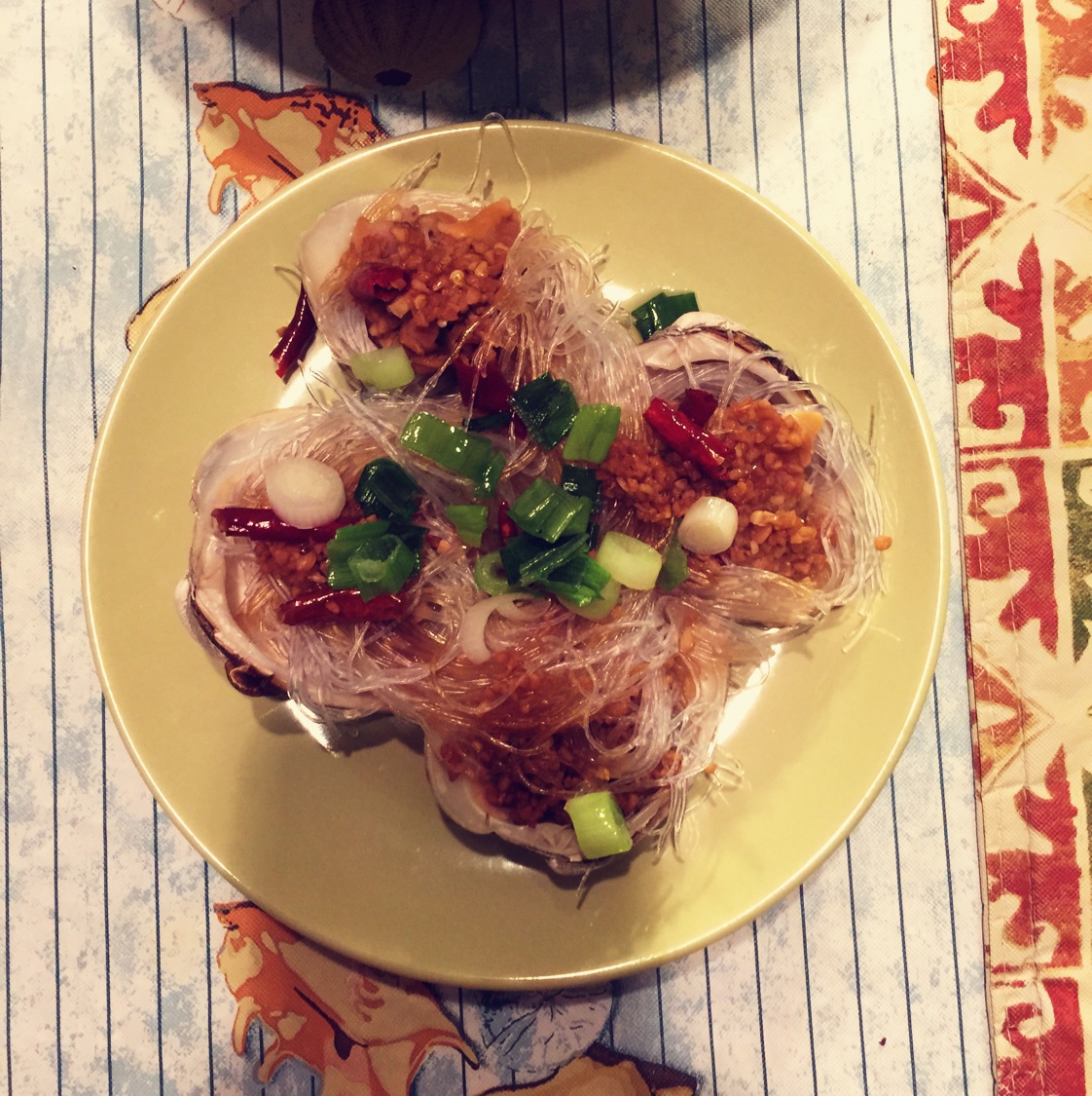 蒜蓉粉丝蒸扇贝