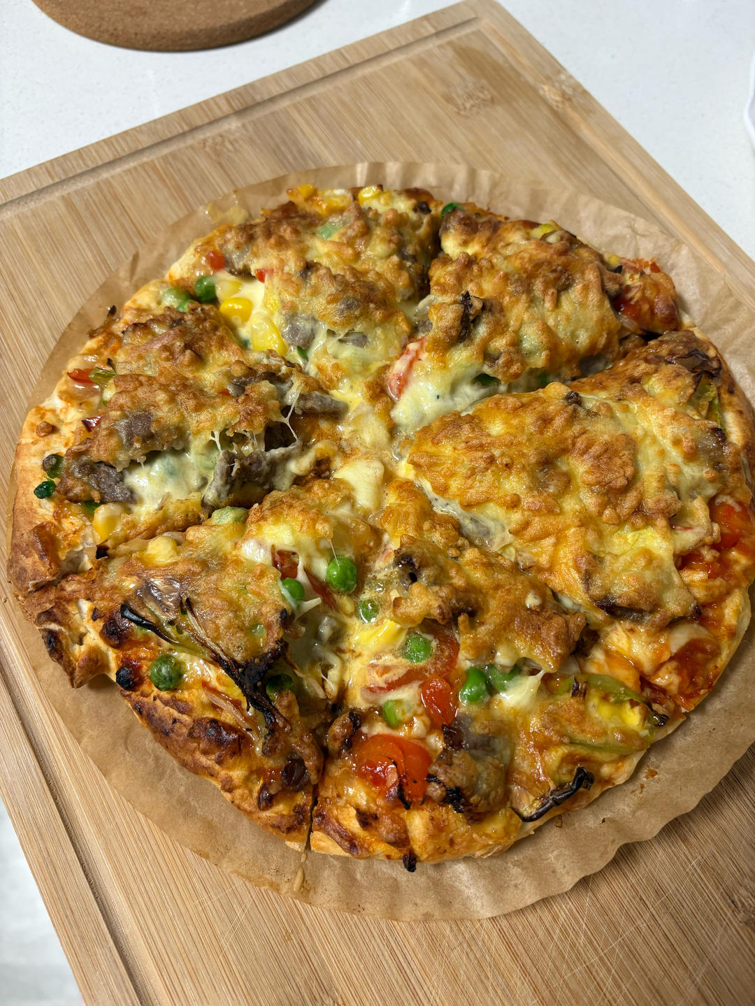 牛肉彩椒披萨🍕