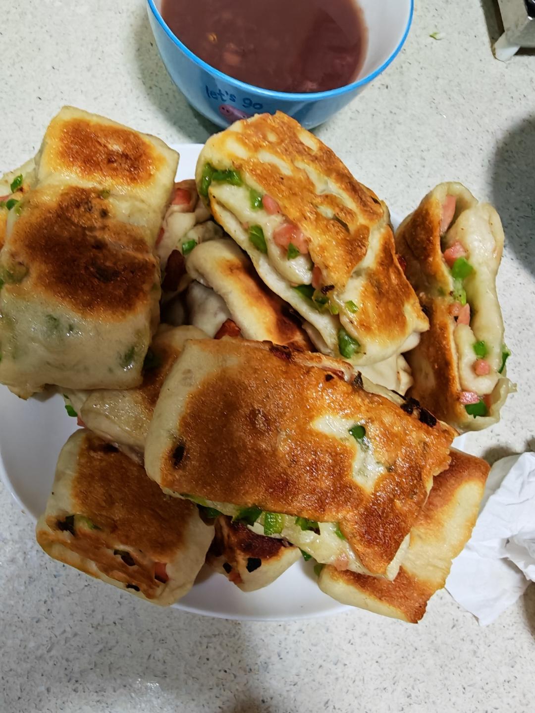 青椒火腿饼