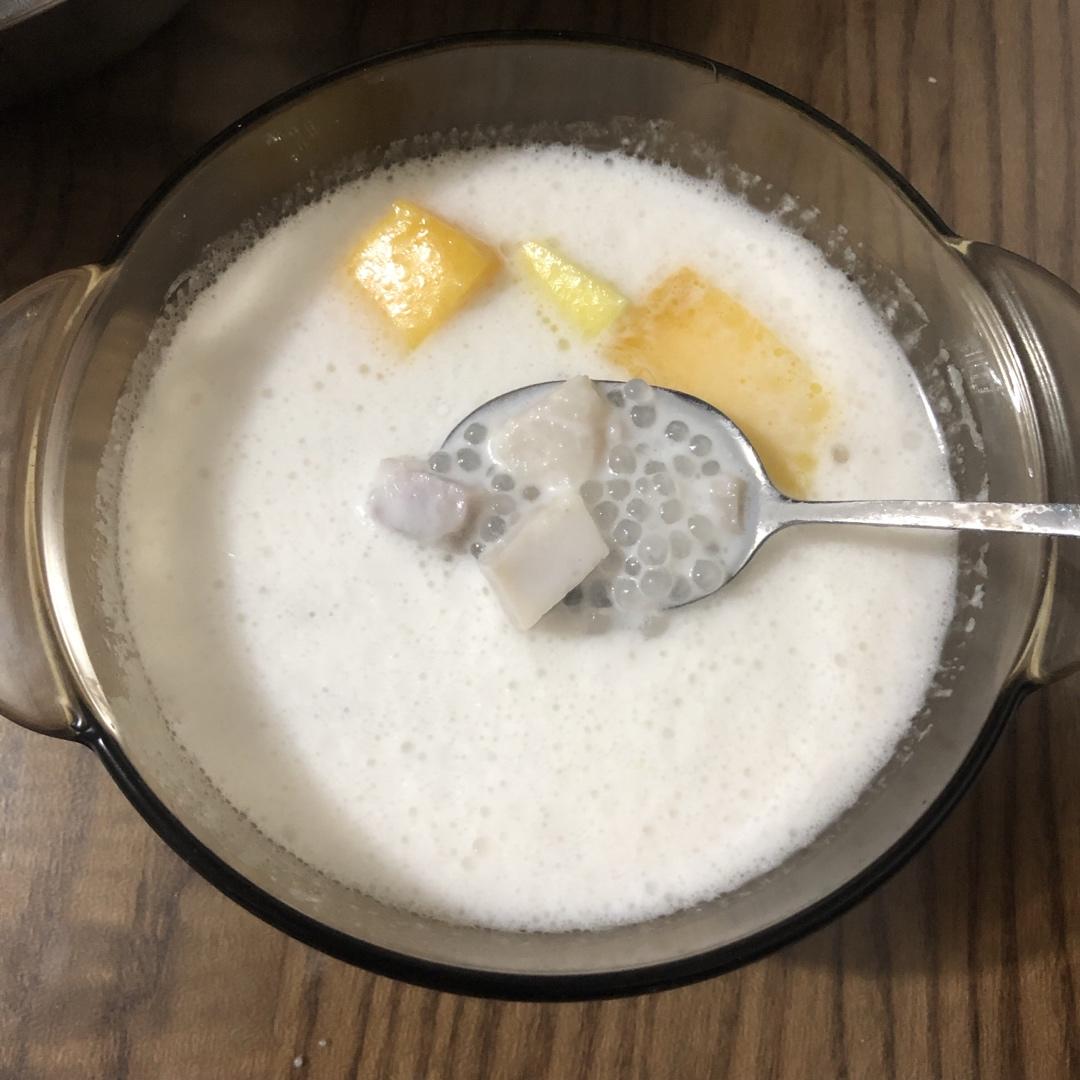 香芋椰汁西米露