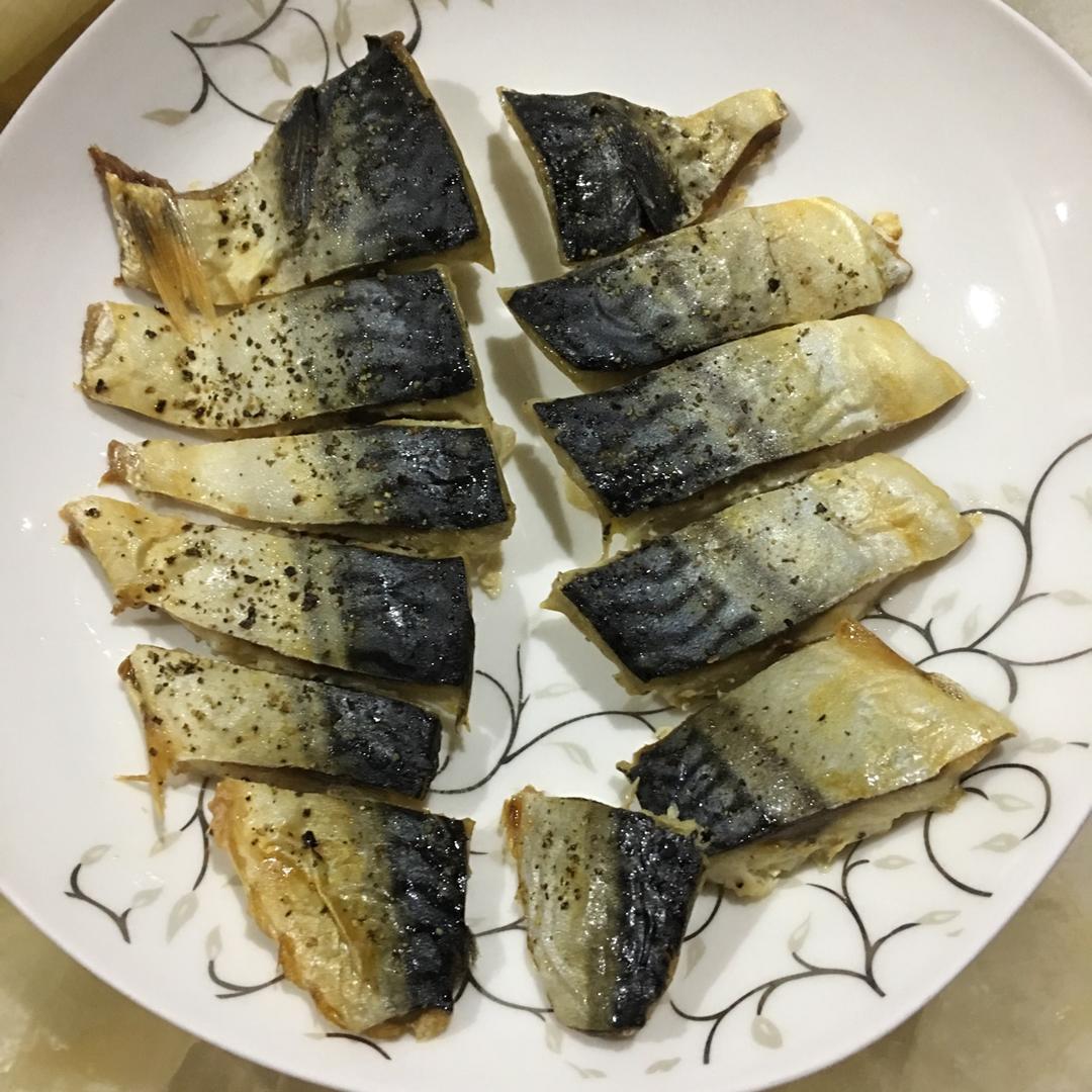 日式盐烤青花鱼