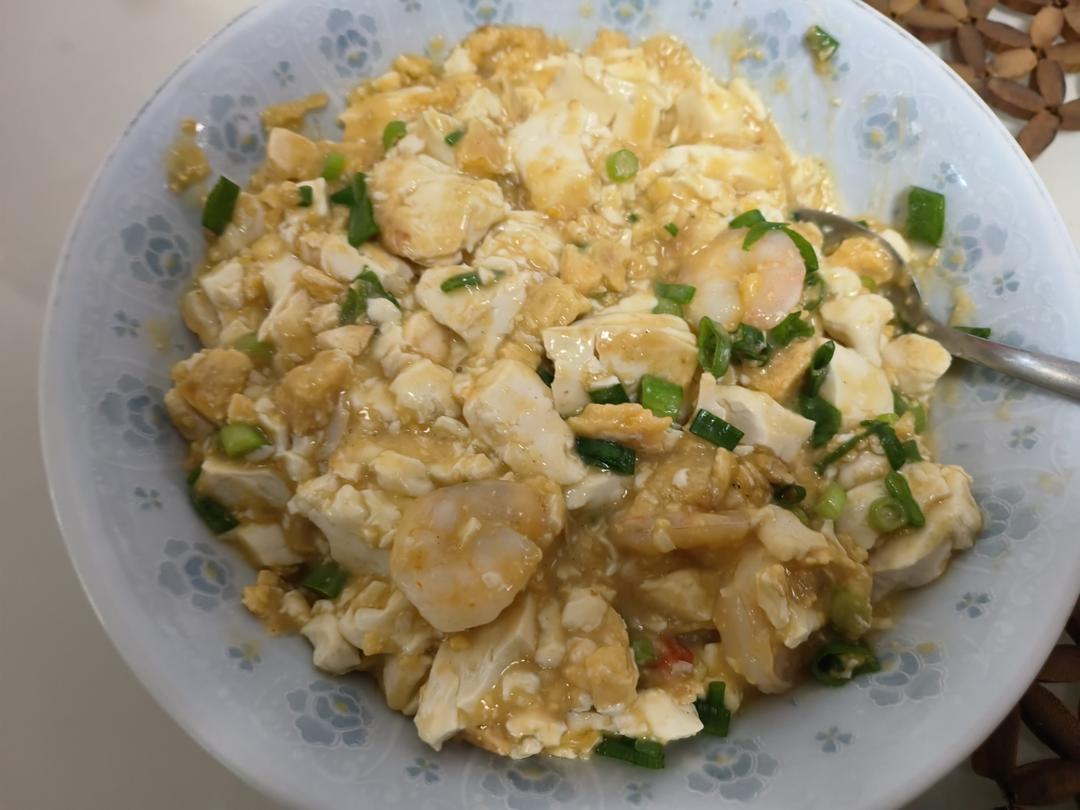 咸蛋黄版蟹黄豆腐