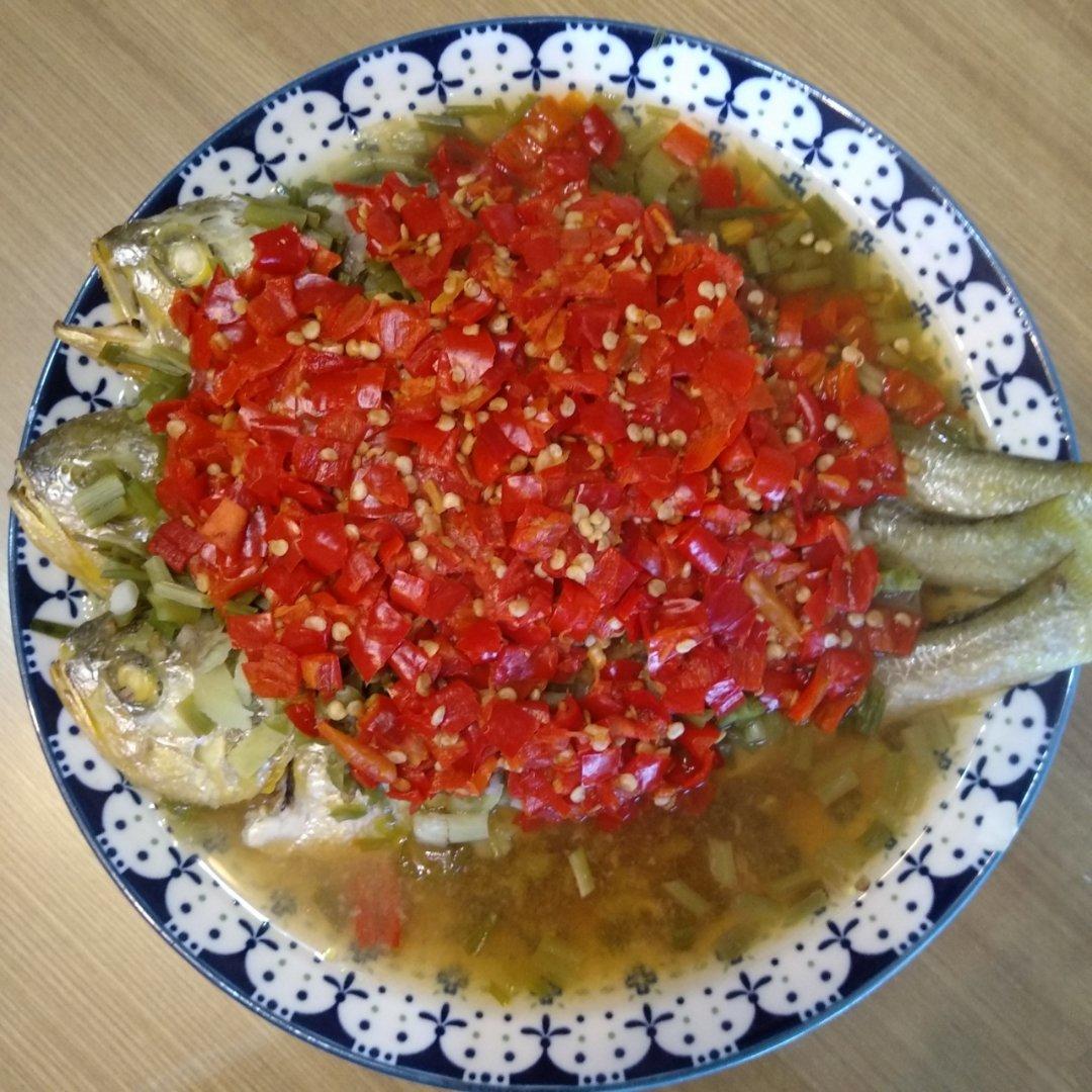剁椒蒸黄花鱼
