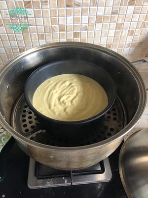 清香小米蒸糕（附带烤箱版）的做法 步骤7