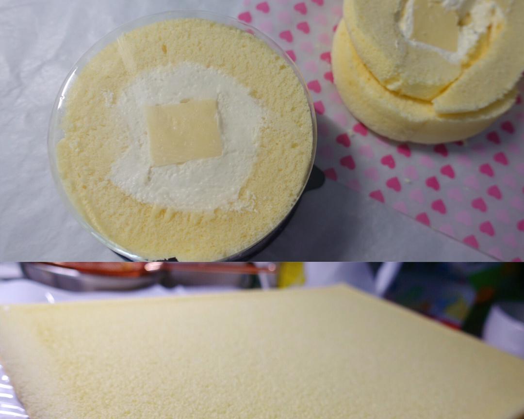 百香果戚风蛋糕卷