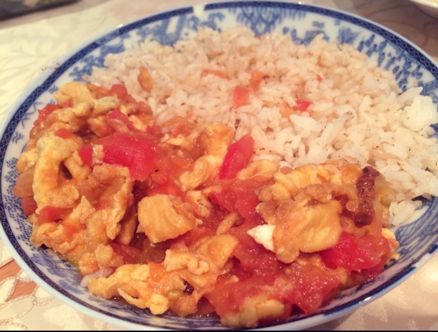 西红柿蛋炒饭