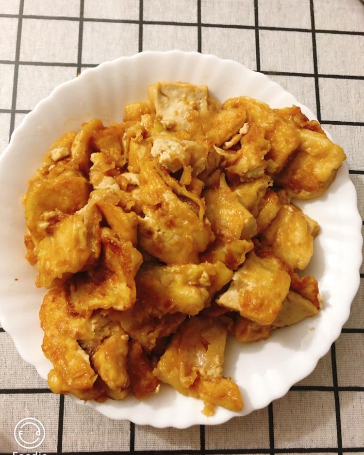 无敌好吃的香煎豆腐
