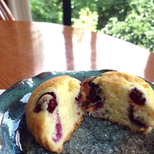 鲜奶油蓝莓纸杯蛋糕 Blueberry Crème  fraîche cupcake