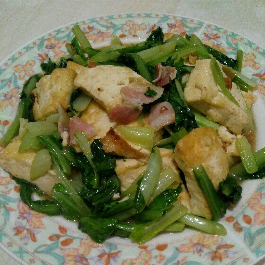 小白菜炒豆腐