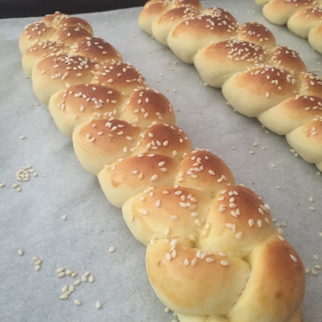 酸奶辫子面包（一次发酵）