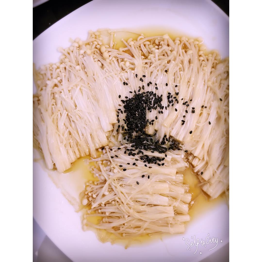 油泼金针菇