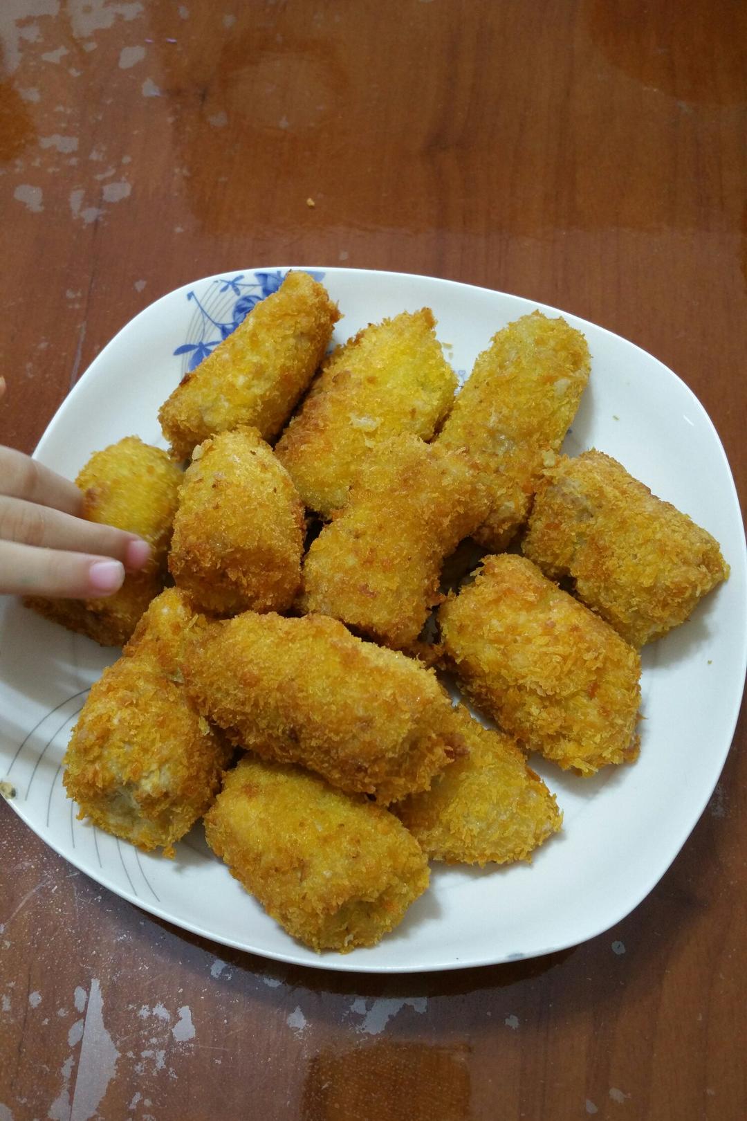 美滋滋美味做的脆炸香蕉